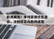 半岛体育在线-卧虎藏龙！多特蒙德壮志凌云，冲刺榜首向胜利进发