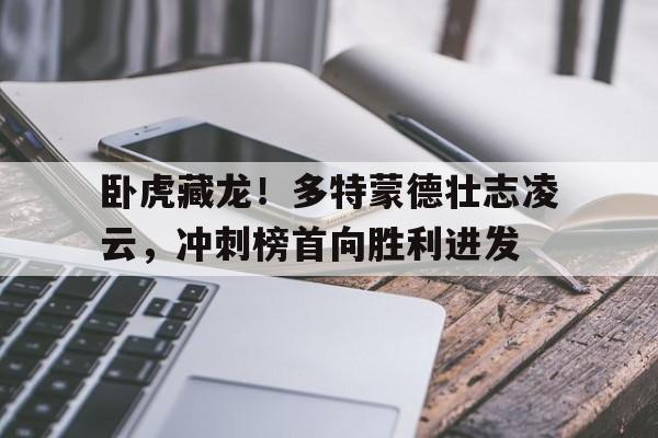 卧虎藏龙！多特蒙德壮志凌云，冲刺榜首向胜利进发